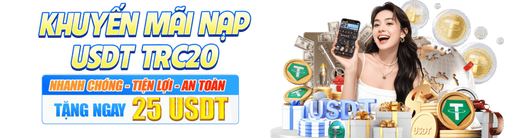 Khuyến mãi nạp USDT TRC20