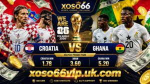 Du Doan Croatia vs Ghana WC 2026 XOSO66